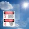 Signmission Propane Gas Flammable No Smoking Danger Sign, Vinyl Decal, 10in W x 14in L, 2PK OS-2PACK-DS-D-1014-VS-1539 - alternate 5